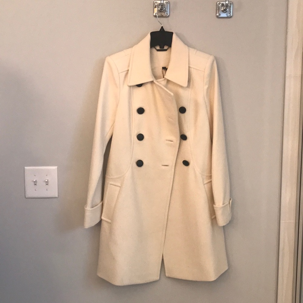 Rachel Zoe Winter White Wool Coat